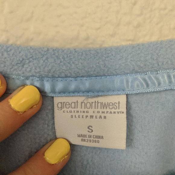 Comfy Long Sleeve Sleep Shirt - Picture 3 of 3